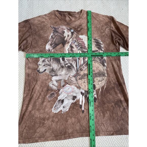 The Mountain Vintage Native Tribal Chieftan T-Shirt Size 2XL RN# 96926 - Picture 6 of 8